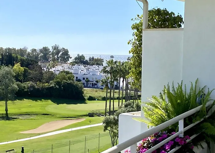 아파트 Duplex Vistas Al Golf Guadalmina 마르베야